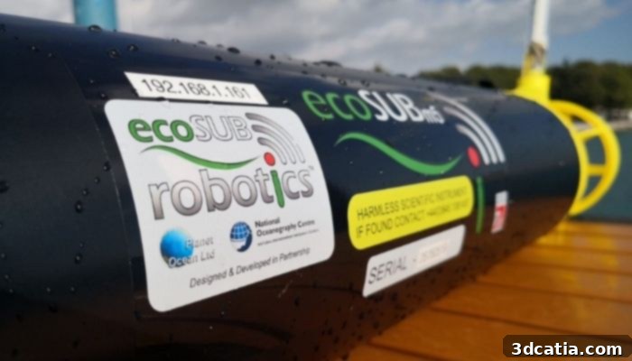 ecoSUB underwater vehicle developed with 3D printing