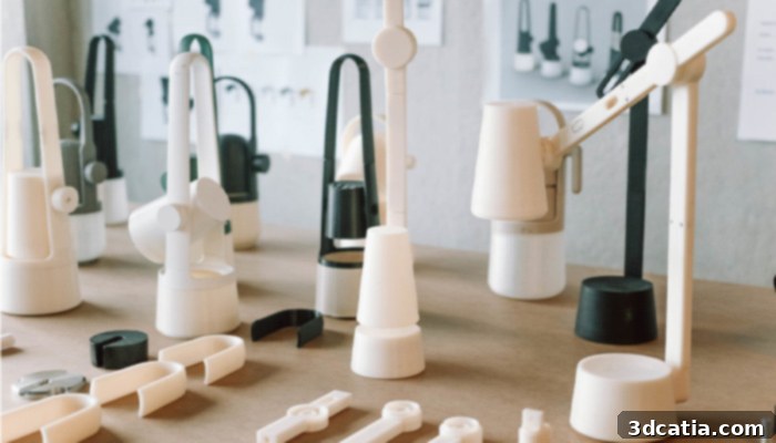 3D Printed Lamp for Home Office