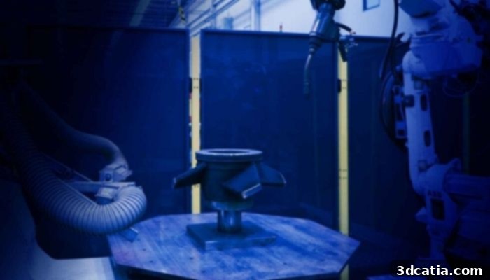 AML3D's patented WAM process allows for the creation of large, complex metal parts for diverse industrial applications.
