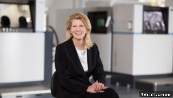 Sherry Handel, Executive Director of AMGTA, promoting sustainability in additive manufacturing.