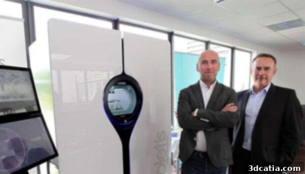 Fabien Guillemot (left) and Bruno Brisson (right), Co-Founders of Poietis, leaders in 3D bioprinting.