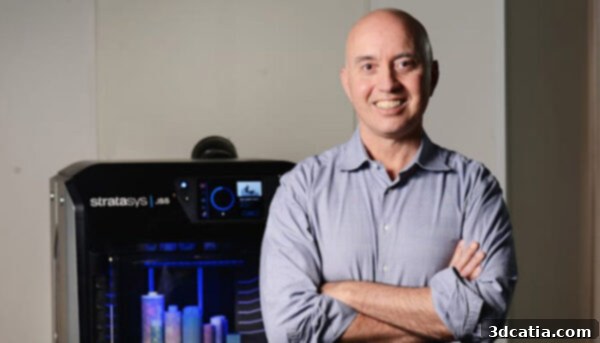 Yoav Zeif, CEO of Stratasys, leading the company's shift towards production-grade additive manufacturing.