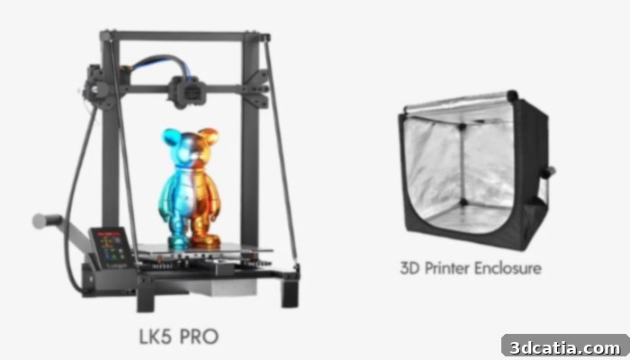 Longer 3D LK5 PRO - An affordable FDM 3D printer with a large build volume.