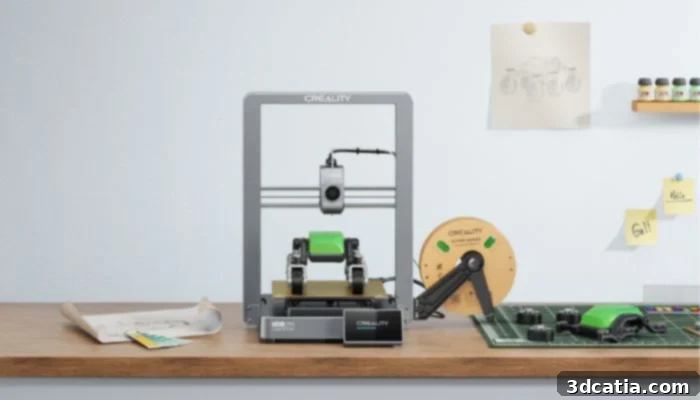 Creality Ender-3 V3 - An affordable high-speed FDM 3D printer.
