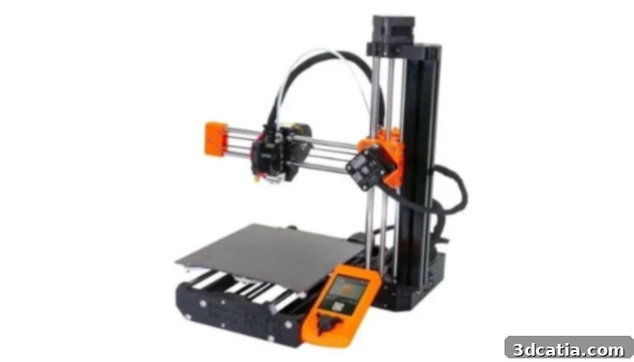 Original Prusa Mini+ - A reliable and affordable FDM 3D printer.