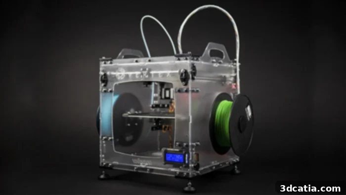 The Ultimate Guide to DIY 3D Printer Kits 4 Vertex Kit DIY 3D printer, transparent chassis