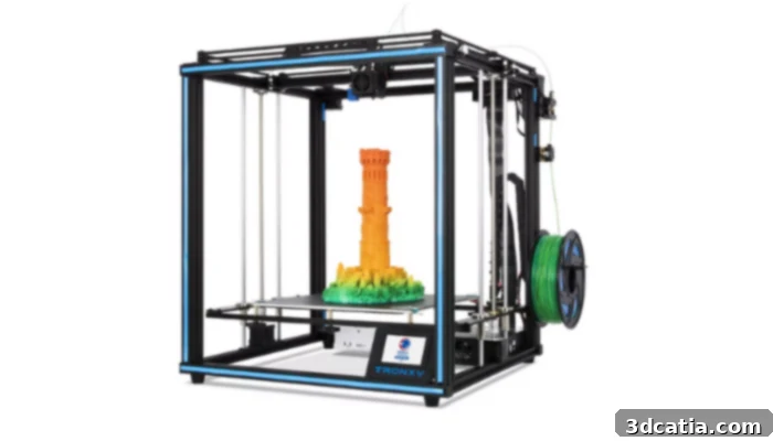 The Ultimate Guide to DIY 3D Printer Kits 9 Tronxy X5SA DIY 3D printer kit, large build volume