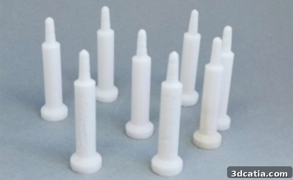 3D printed zirconia welding pins for industrial applications