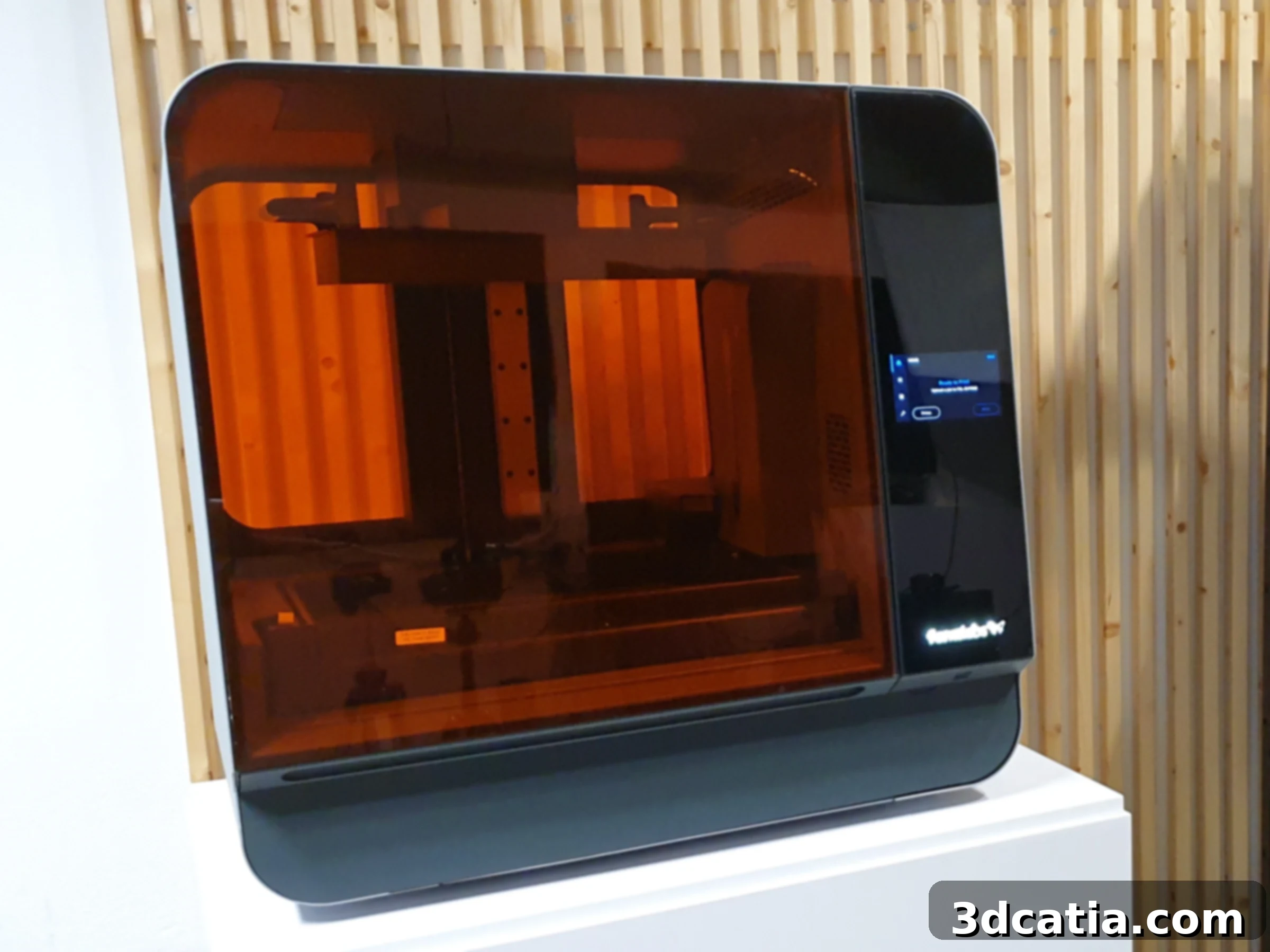 The Form 3L features a large print volume and an intuitive touch screen.