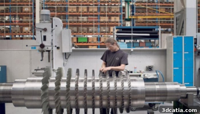 MAN Energy Solutions' gas turbines, representing advanced engineering in power solutions.