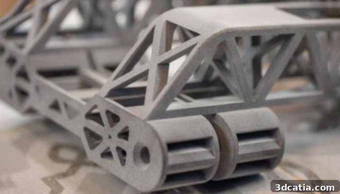 3D Printed Nylon Part