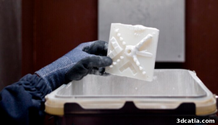 Nylon SLS 3D printing process