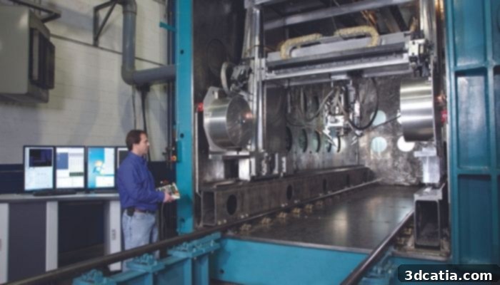 Customized Sciaky EBAM 300 3D printer for Turkish Aerospace Industries