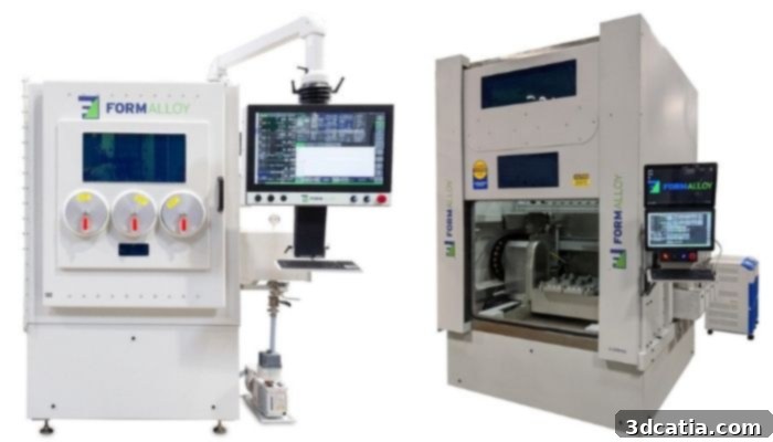 American metal 3D printer solutions from FormAlloy: L-2 and X5