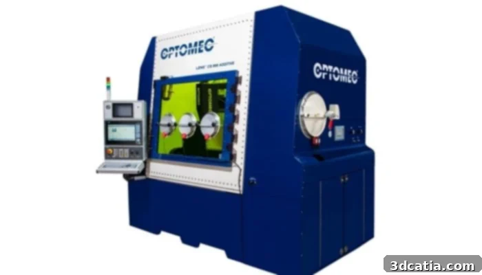 American metal 3D printer solutions from Optomec using LENS DED