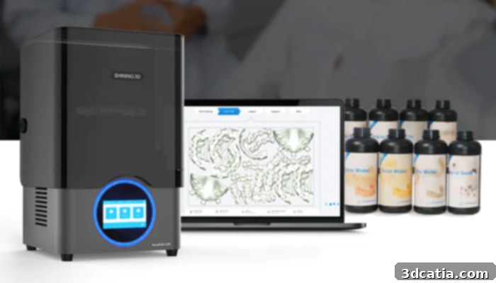 SHINING 3D AccuFab-L4D Dental 3D Printer
