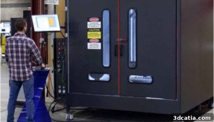 Titan Atlas systems enable large-format pellet 3D printing for industrial applications.