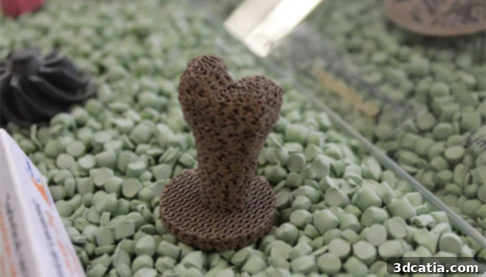 Zirconia part 3D printed by CRIBC on Pollen AM machine