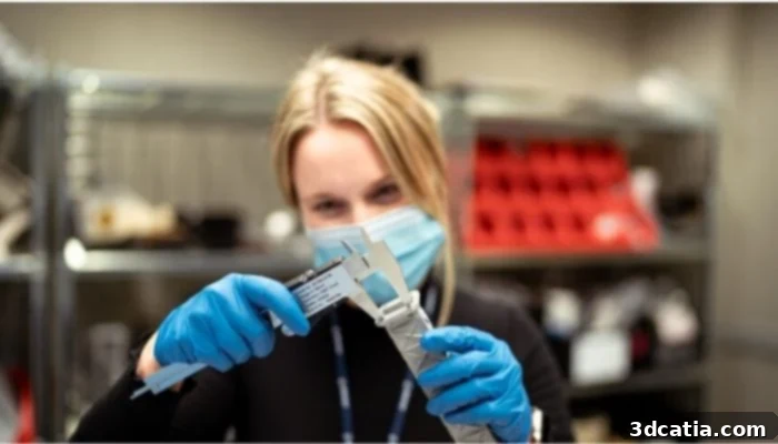 Analysis of a 3D printed prototype for satellite components by Boeing