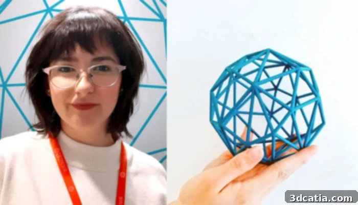 Beatriz Biel, Founder of Detresdé, a woman entrepreneur in 3D printing education