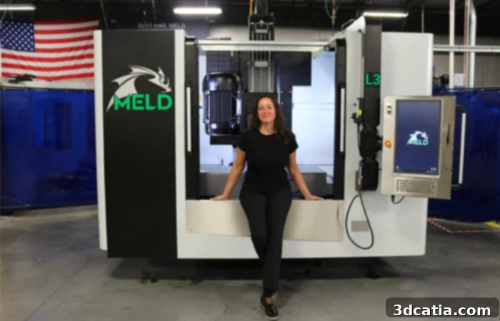 Nanci Hardwick, Founder of MELD Manufacturing, pioneering solid-state metal 3D printing