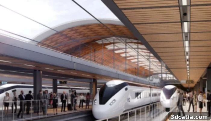 HS2 concrete 3D printing