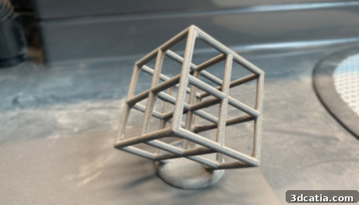 A 3Dnatives logo with an abstract background related to 3D printing