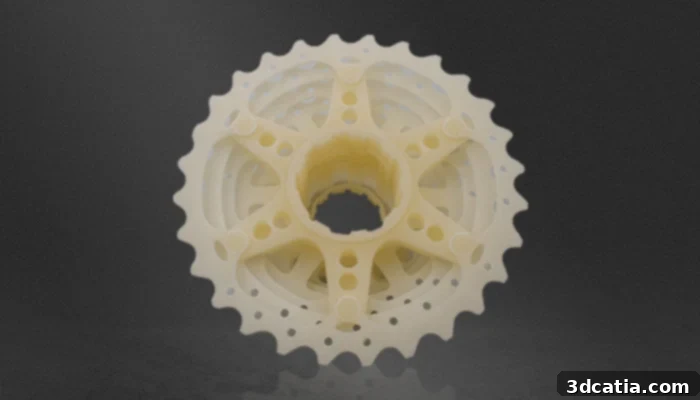 3D printed parts made with PP01 polypropylene powder