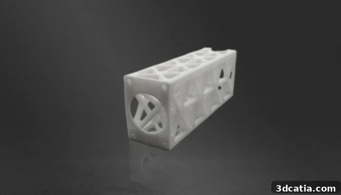 3D printed part demonstration with PB01 TPU material