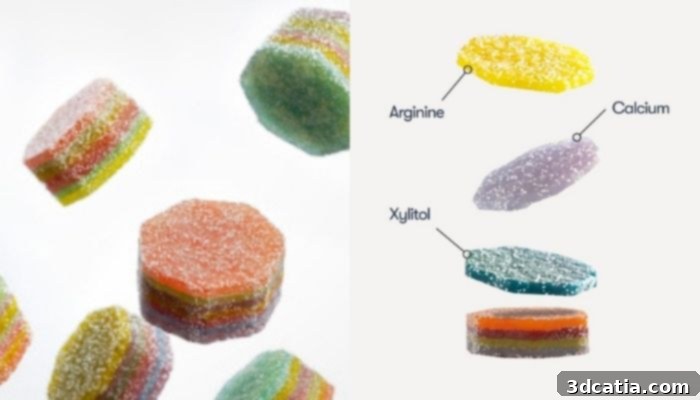 Nutristacks 3D Printed Oral Health Supplements