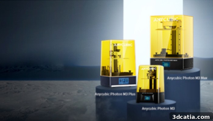 Anycubic Photon M3 series resin 3D printers
