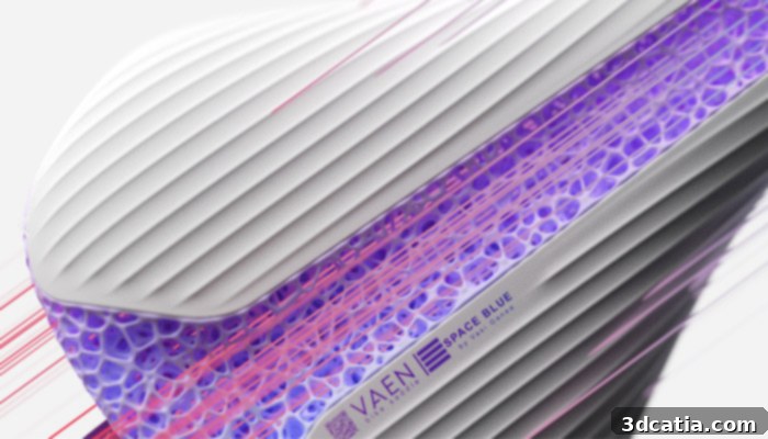 3D printed bike seat by VAEN in multiple colors