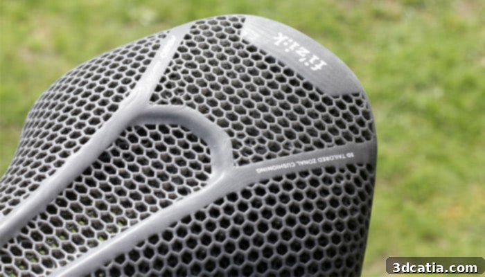 3D Printed Bicycle Saddle with Zonal Damping