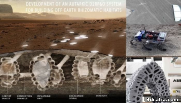 Delft Zebro Swarm Robots for subterranean Mars construction