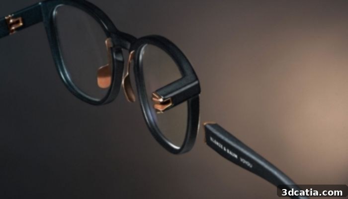 Klenze & Baum 3D Printed Glasses with Patented Ball Joint
