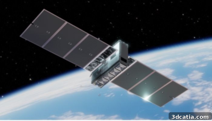 Centauri 5 satellite featuring 3D-printed all-metal patch antennas by Fleet Space Technologies