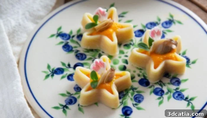 BluRhapsody 3D printed star-shaped pasta, representing culinary innovation and intricate designs possible with additive manufacturing.