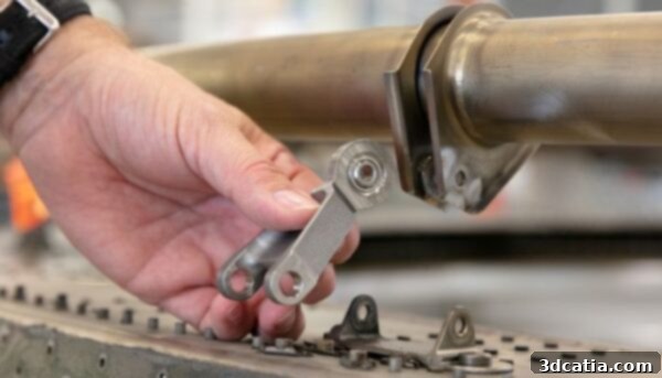 Lufthansa additive manufacturing of A-links
