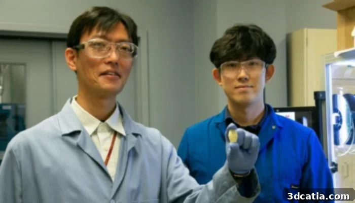 ORNL polymer scientists Tomonori Saito and Sungjin Kim