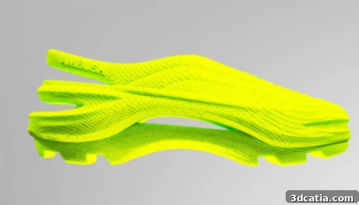 AMBUSH 100S 3D Printed Shoes Side View