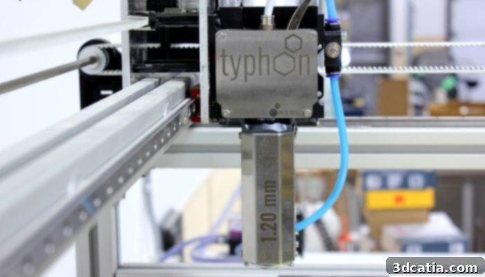 Dyze Design Typhoon high-speed filament extruder