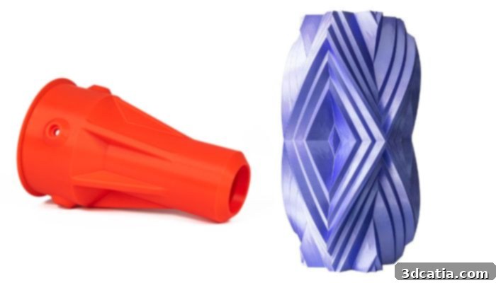 Flashforge Guider 3 PLUS applications from industrial parts to decorative vases