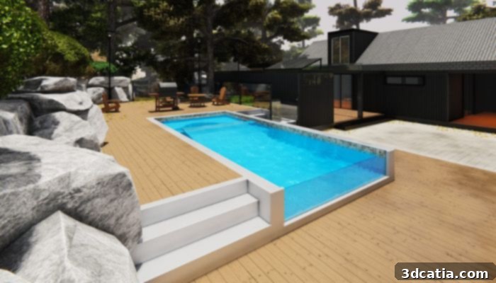 3D Printed Fiberglass Pool by San Juan Pools