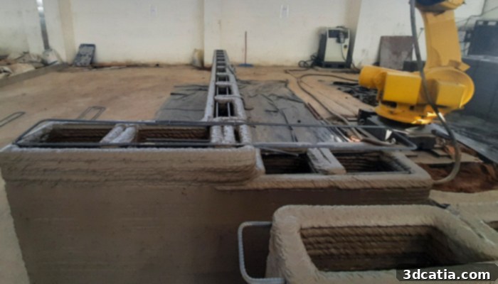 MiCoB's 3D printed infrastructure components demonstrating structural innovation
