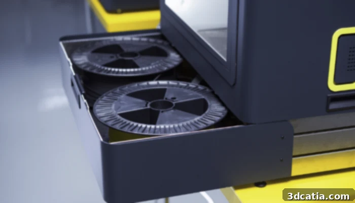 Zmorph i500 filament storage