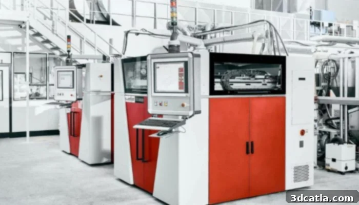 Voxeljet industrial 3D printer