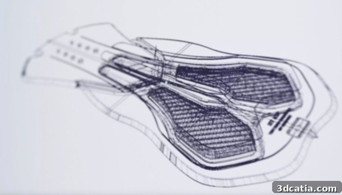 3D Printed Chamois Design by Elastic Interface NX3