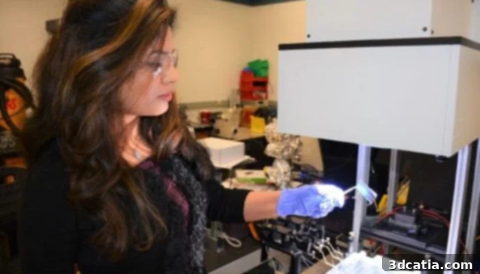 Nina Vaidya, Stanford engineering researcher, working on the AGILE solar concentrator project
