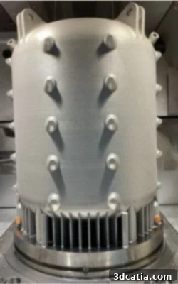 Launcher using Velo3D for high-pressure tanks