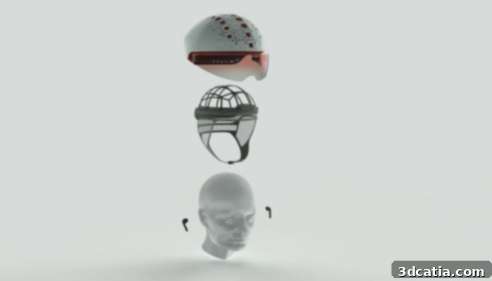 The PYLO 3D printed smart bicycle helmet by nFrontier.
